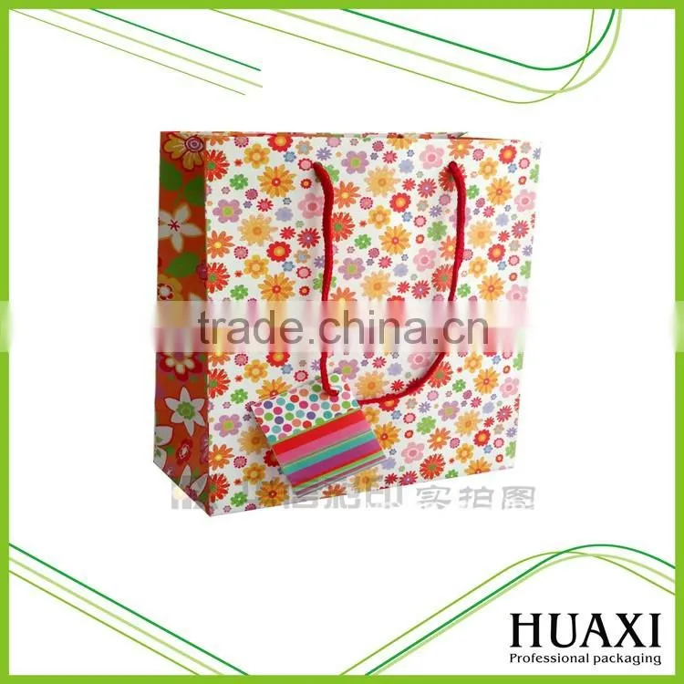 Custom logo matt laminated clothings packing white bags