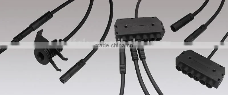 24V 10A LED strip lights single color 3528 mini female socket 3 pin cable plugs