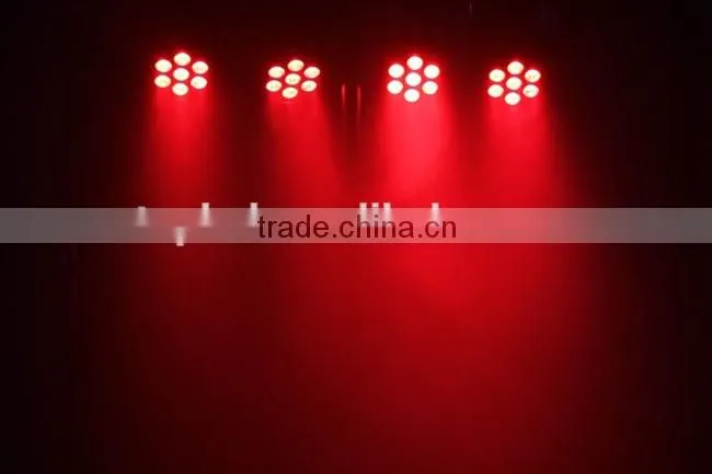 15CH DMX LED Par footswitch control 4 par system 28*Tri-3w rgb led par