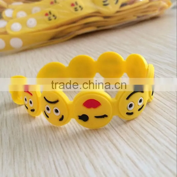 Soft 2016 Funny Pvc Bracelet For Kids