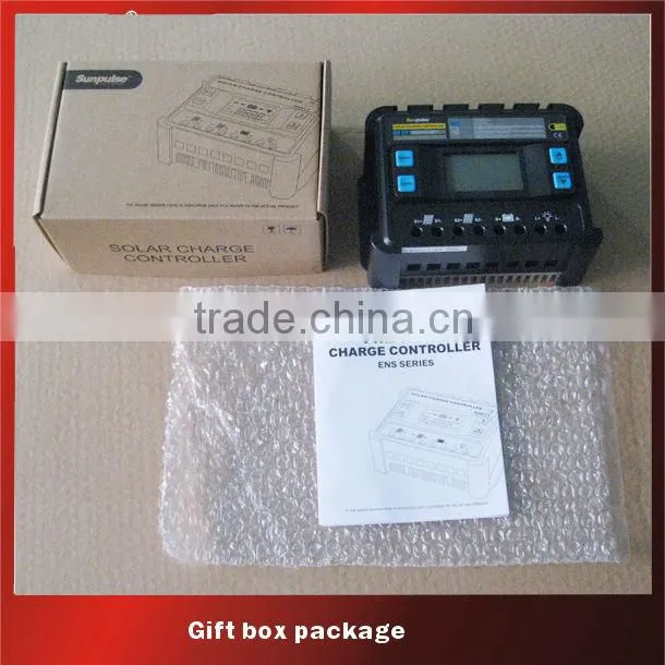 pwm 40amp solar battery charger with LED indicators with new design with load - ENS12/24-40D