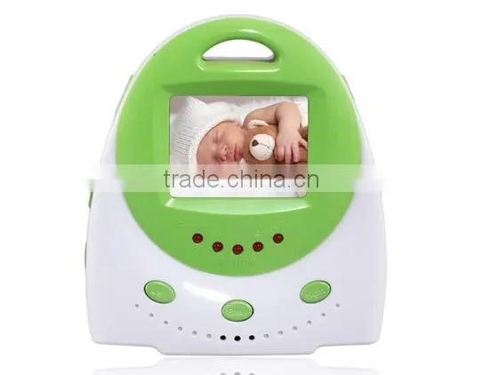 2.4GHz Wireless Digital Baby Monitor with Two Way Audio and Temperature Alarm and TV out function