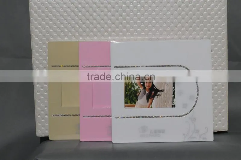 wholesale crystal photo album cover leather photo case