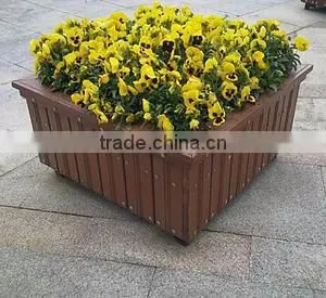 Hot 3rd Generation Square Black PE Plant Pots