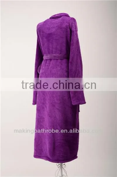 Wholesale 100% coral fleece bathrobe
