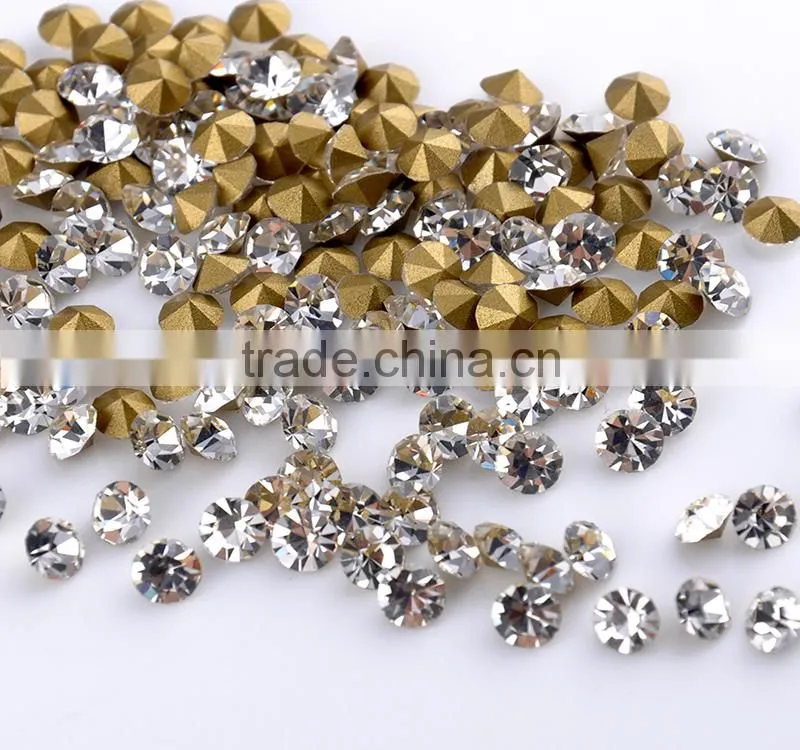 2016 FACTORY SALE! New Arrival Fashion Design china hot selling pointback rhinestones
