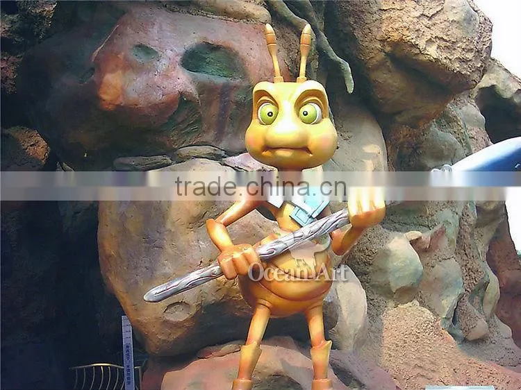 life size animals sculpture for park sets and entertainment equipment