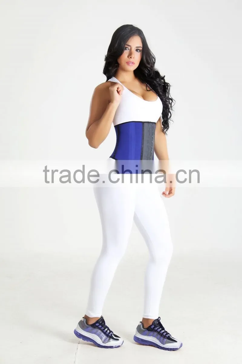 Latex Underbust Waist Cincher Wholesale with 9 steel bone 3 hook Corset