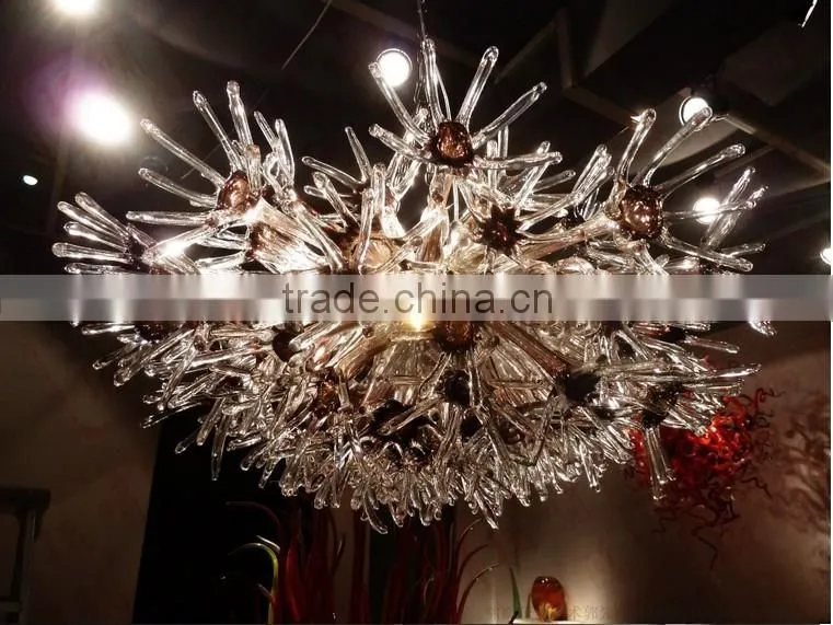 hand blown glass chandelier decoration XO150623 Murano glass chandelier chihuly style glass chandelier