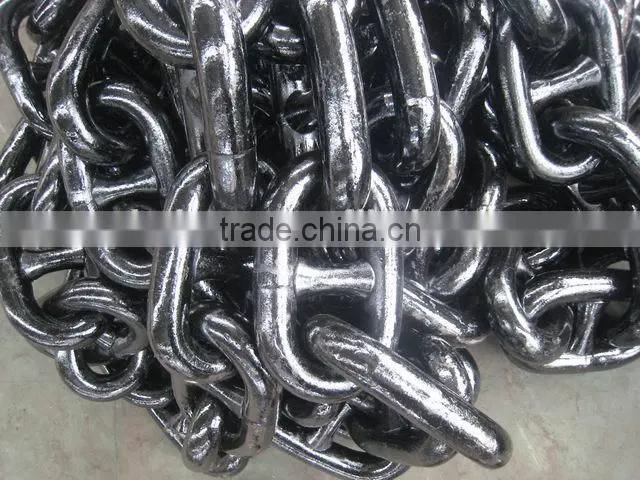 black painted marine anchor chain with CCS certificate