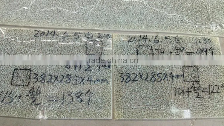 3-12mm manufacture hot sale flat shape toughened glass price per m2