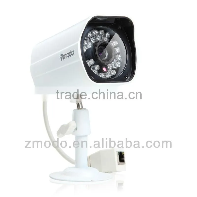 Zmodo 4CH POE NVR Outdoor 720P IP Camera Kit
