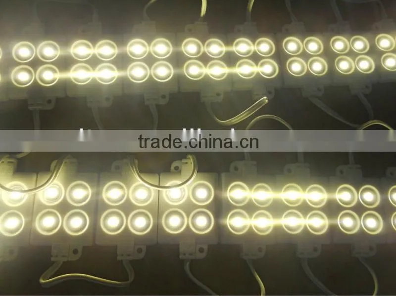 COOL WHITE 5050 SMD injection type LED module,4pcs 5050 led,DC12V input