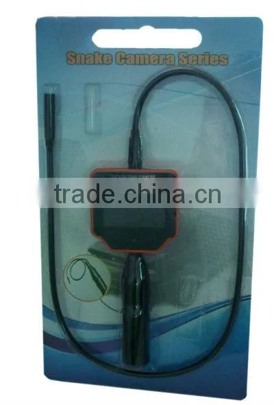 flexible pipe inspection tube camera with 3.5 inch LCD screen