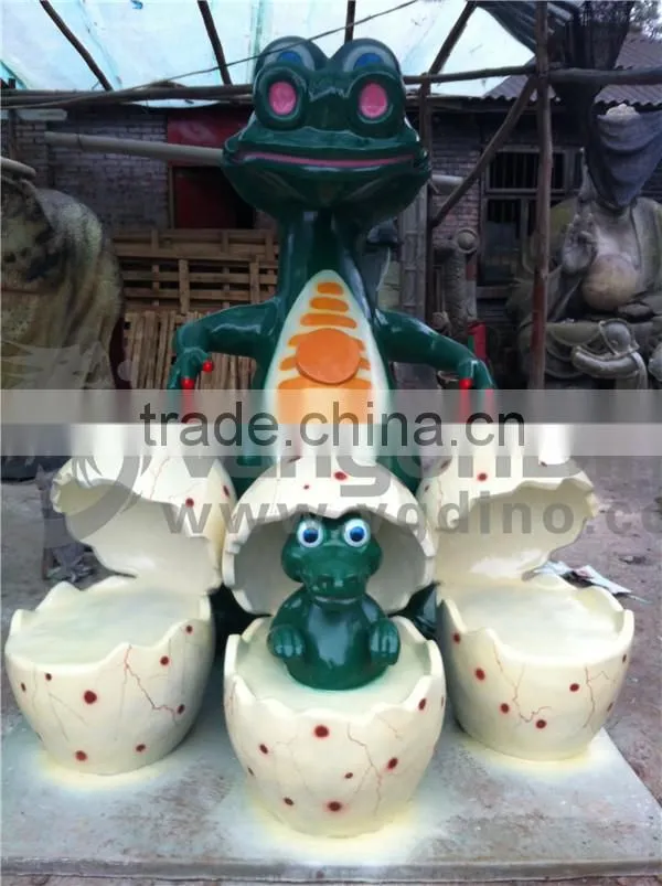 VGDE3-jungle decoration hatching dinosaur egg