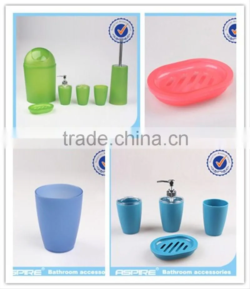 Straw and corn handsome appearance 7pcs bathroom set