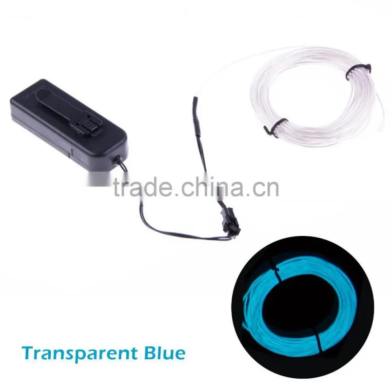 3M Flexible Neon Light Glow EL Wire Rope Car Party Different Colors