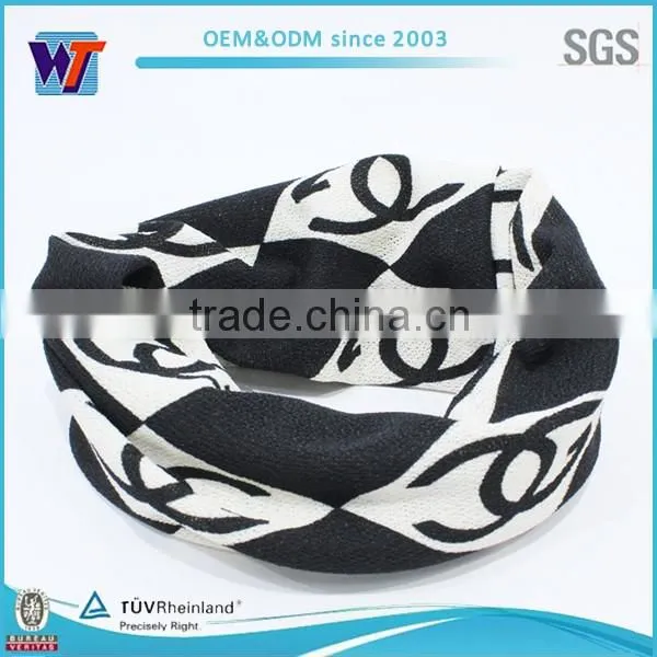 Screen print bandanas headwear multifunctional headwear muslim hijab