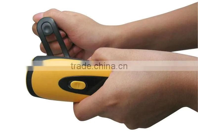 Hand press dynamo led torch/dynamo lamp/led torch flashlight
