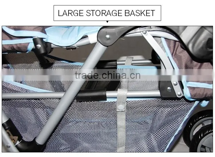 2016 new style baby pram baby twin stroller