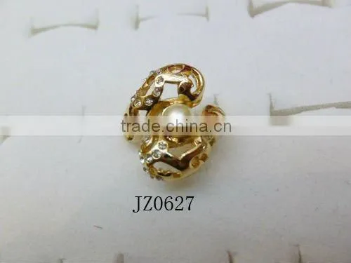 latest 22k gold jewelry pearl ring designs