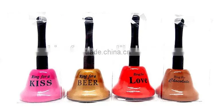 hand toy bell for kids with various logos and colors for different usages