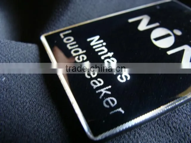 High quality custom metal data plate