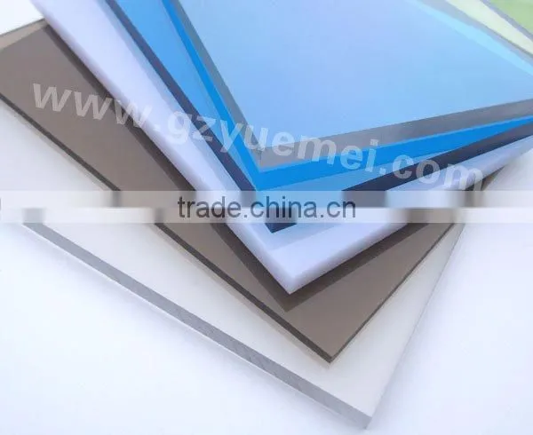 poly-carbonate building sheet glass (1.5mm 2mm 2.5mm 3mm 4mm 5mm 12mm)