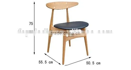 Replica hans wegner solid wood chair