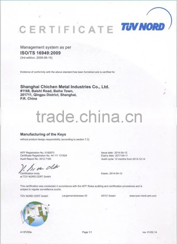 Key blanks wholesale