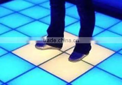 Waterproof RGB Glass Tiles Floor Led Lighting