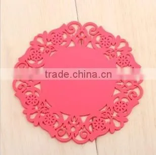 fashion silicone cup mug mat
