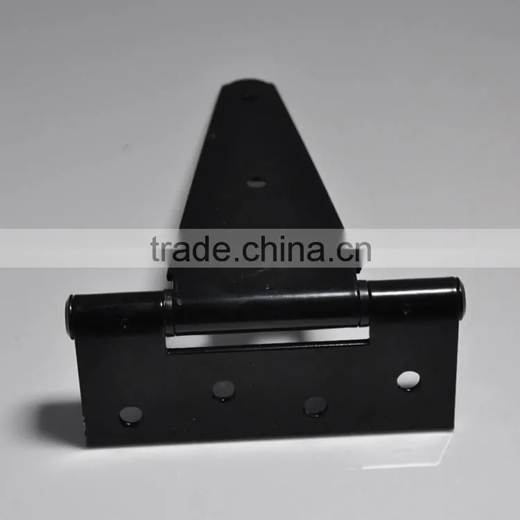Zinc and black surface double sided real estate door rubber T hinge strip