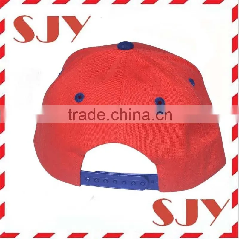 Wholesale custom flat brim cheap blank baseball cap