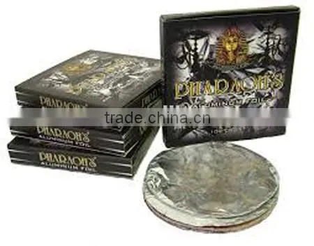 100 Pack Factory Price Top Grade Disposable Round Hookah Shisha Foil