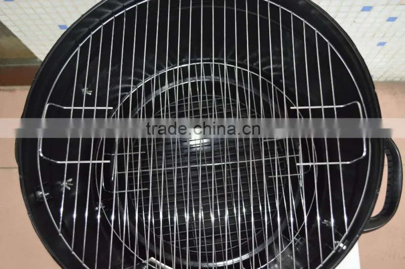 Good enamelware bucket chimney bbq smoker