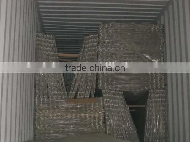 White Anti-theft Aluminium Window Grill 6mm
