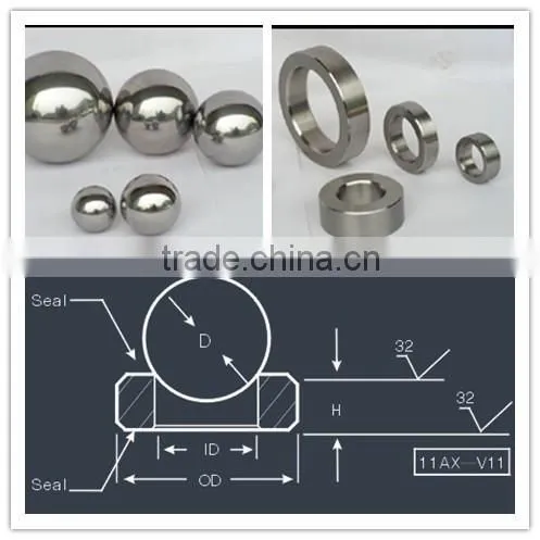 API Standard Stellite Ball Valve and Valve Seat for Sucker Rod Pump
