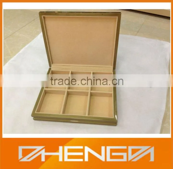 Custom Make High Quality Wooden Tea Display Box Can be without Lid