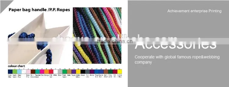 cheap price cotton handle wholesale paper bags with costom logo