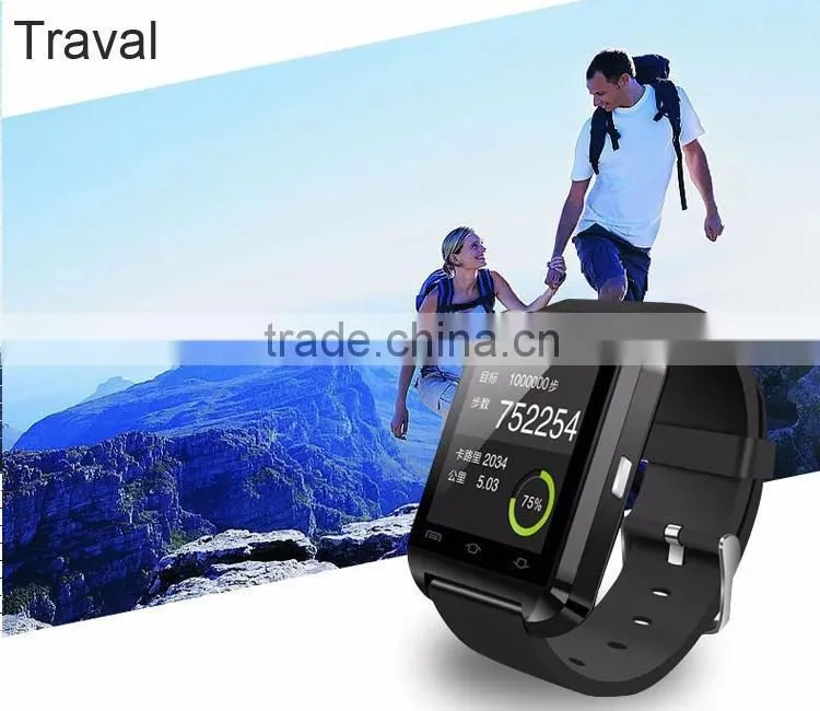 latest wrist watch mobile phone u8 smart bluetooth cheap smart watch