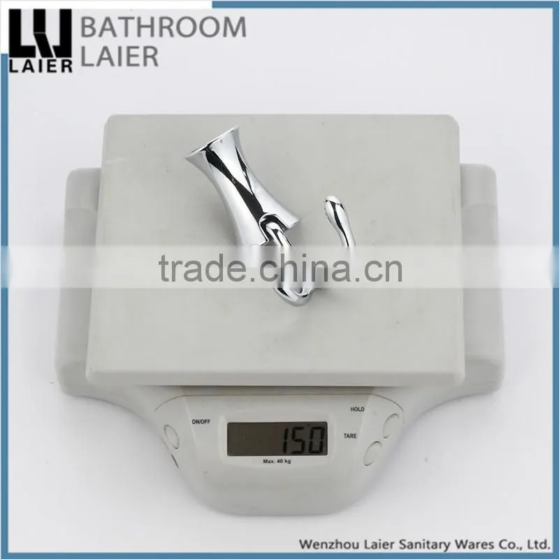 8135 hot sale zinc alloy new fashion bathroom fittings names chrome robe hook