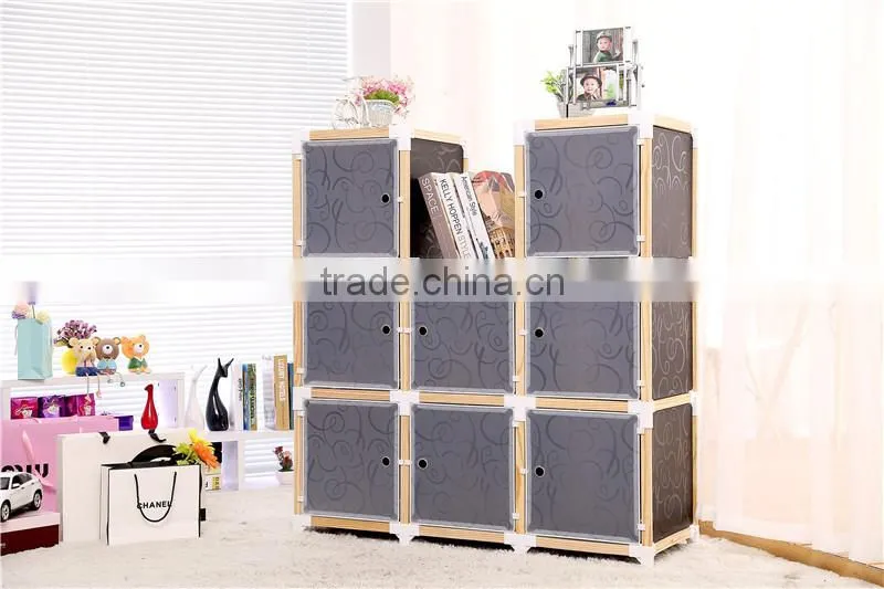 2016 new arrival multi color domiat furniture egypt wooden almira image house shape wood display shelf cubes bookcase