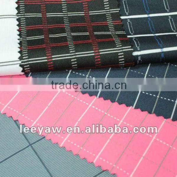 check jersey fabric made of 100% poly