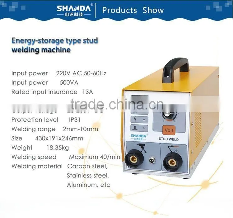 DC stud welder machine for welding stud