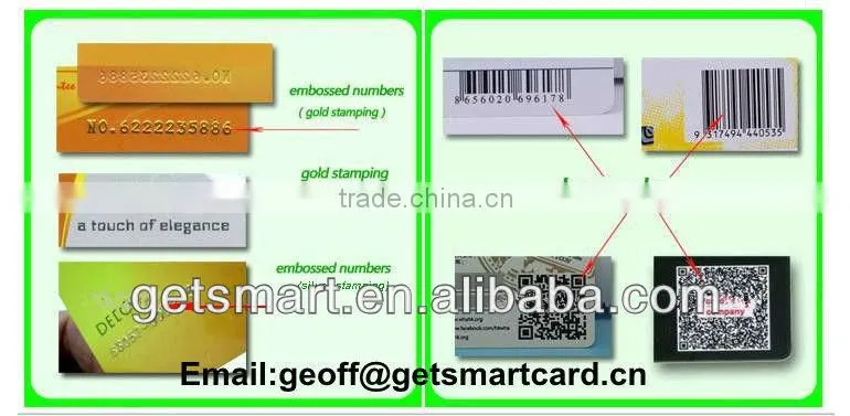 Customized PVC 0.3mm Business Cards
