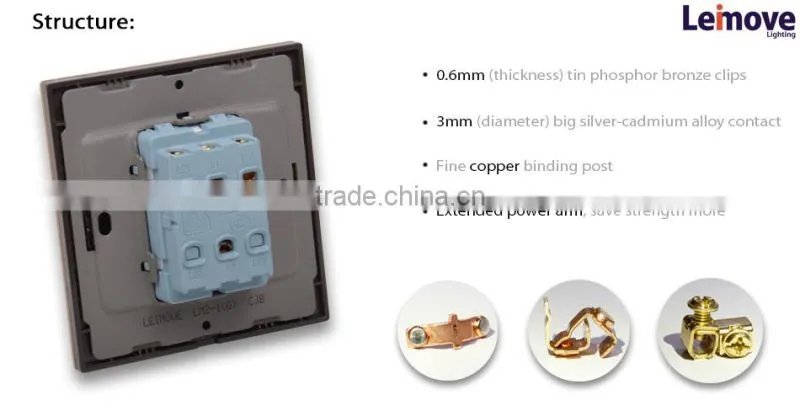Latest Hot Selling!! brushed nickel switch