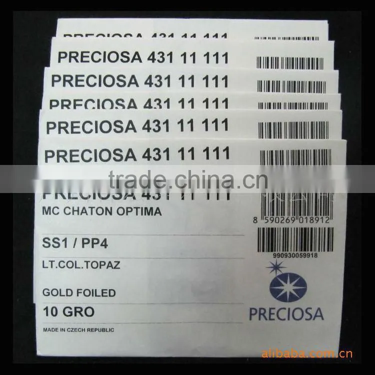 Preciosa glass chaton rhinestone