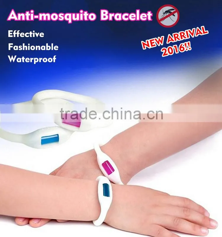Eco-friendly refillable waterproof disposable anti-mosquito wristband promotional