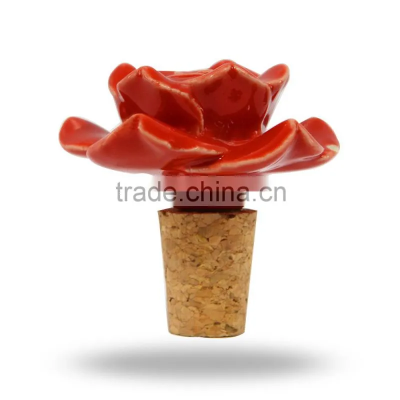 Ceramic White Duck Bottle Wine Stopper